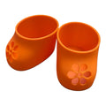 Replacement Shoes 16” Cabbage Patch 3D Printed Flower Mary Janes Orange