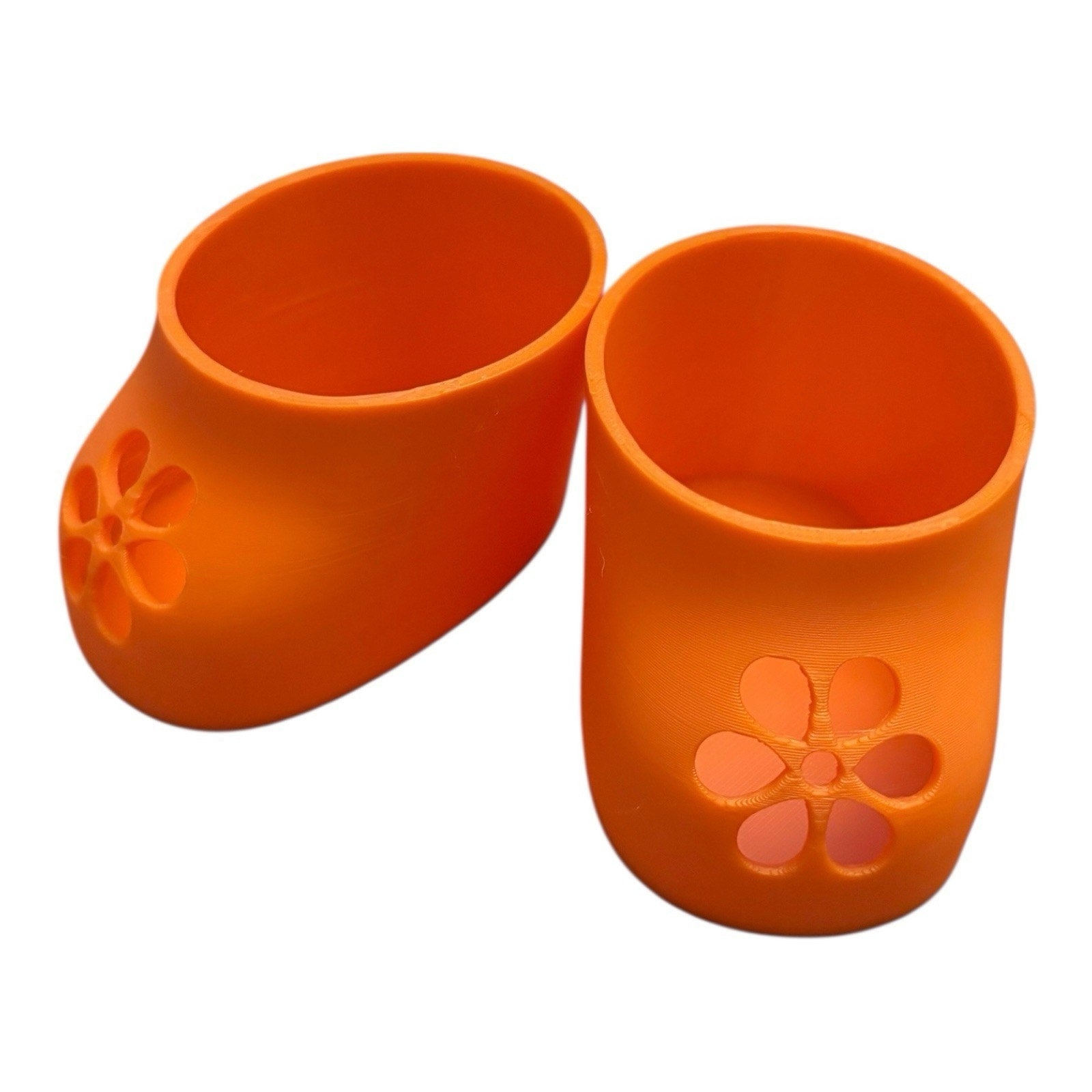 Replacement Shoes 16” Cabbage Patch 3D Printed Flower Mary Janes Orange