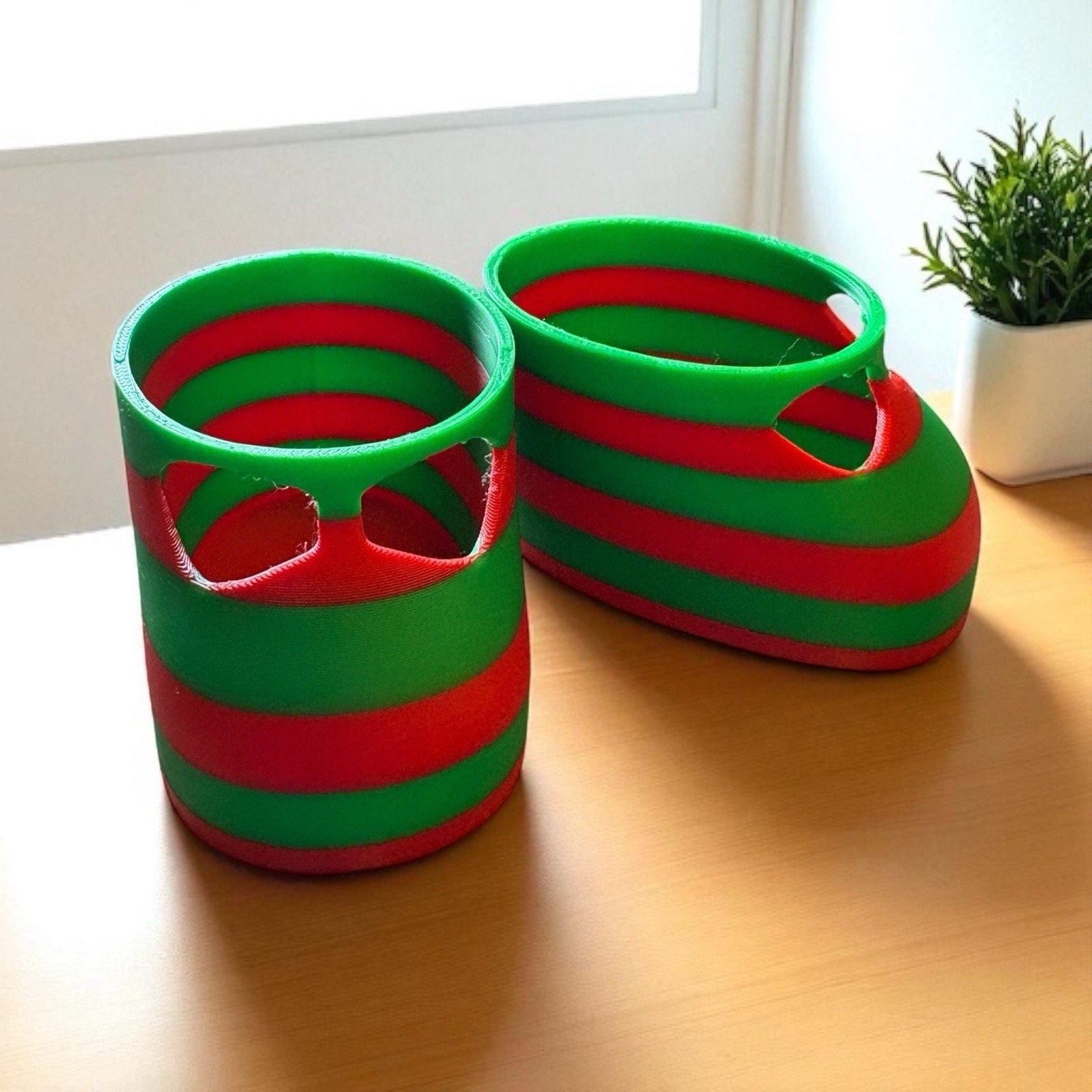 Replacement Shoes 16” Cabbage Patch Kid 3D Printed Christmas Red Green Stripe