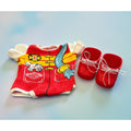 Cabbage Patch Kid Fireman Romper & 3D Printed Shoe Set