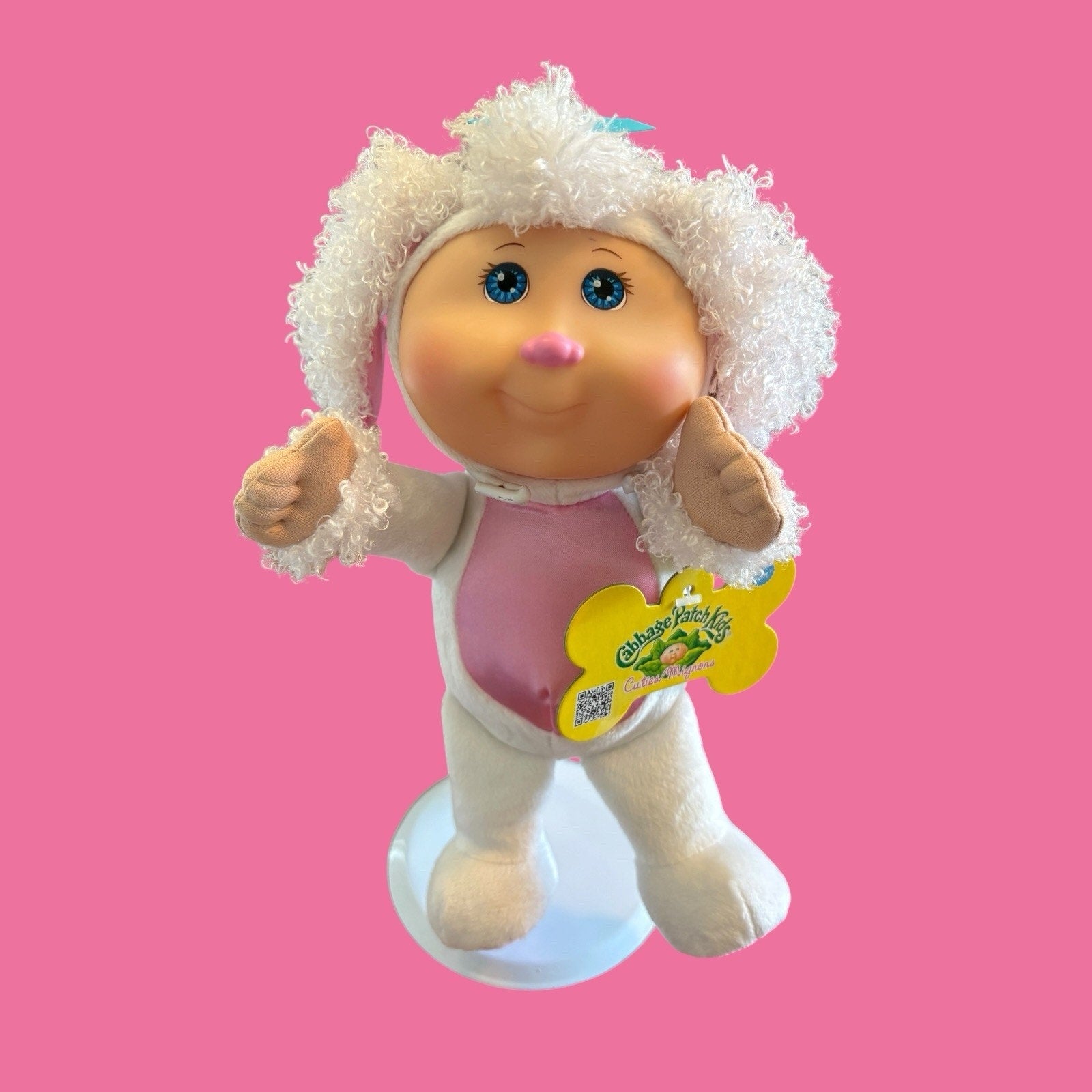 Cabbage Patch Kid Cutie Animal Doll - Barnyard Friends White Lamb New Cute