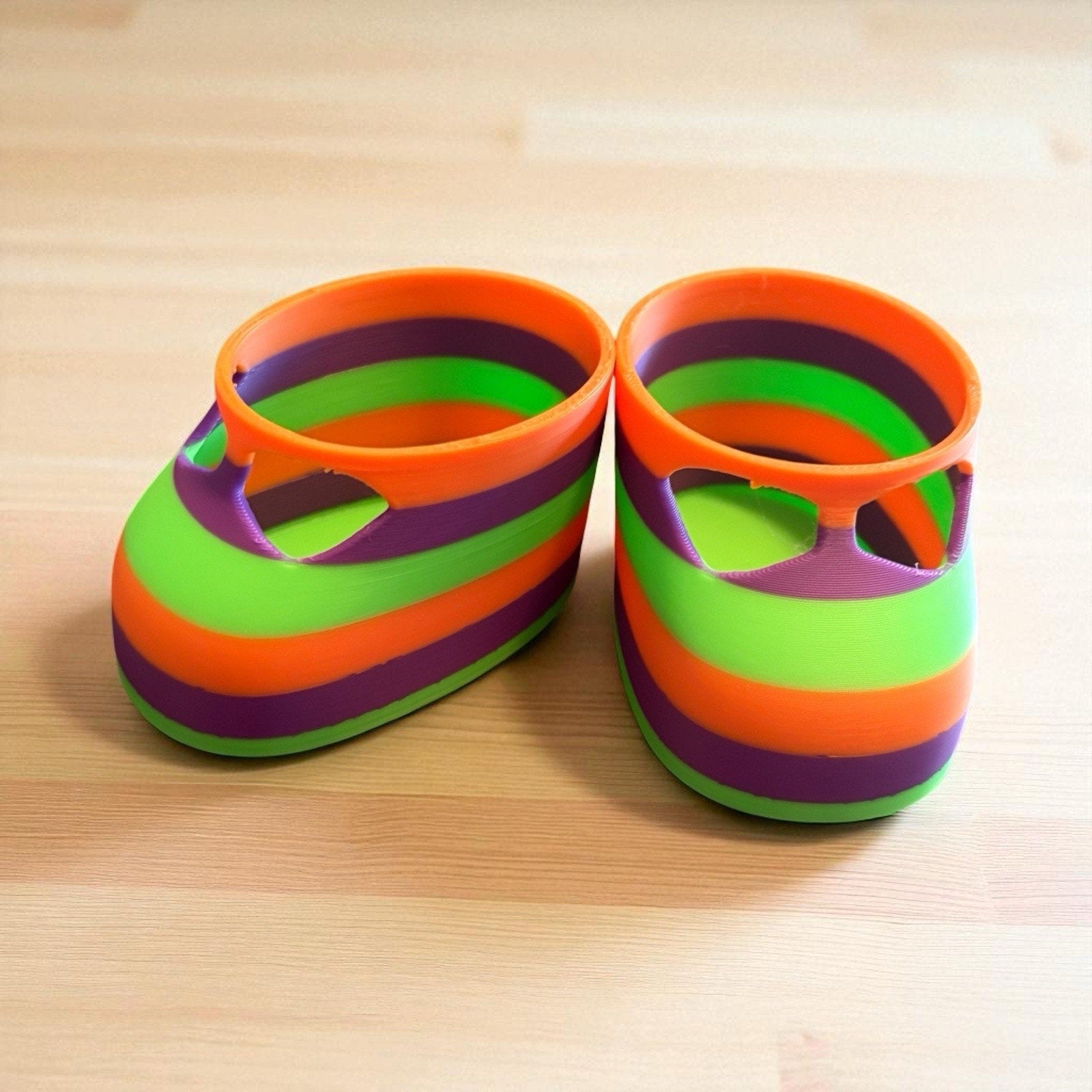 Replacement Shoes 16” Cabbage Patch 3D Printed Halloween Orange Purple Green
