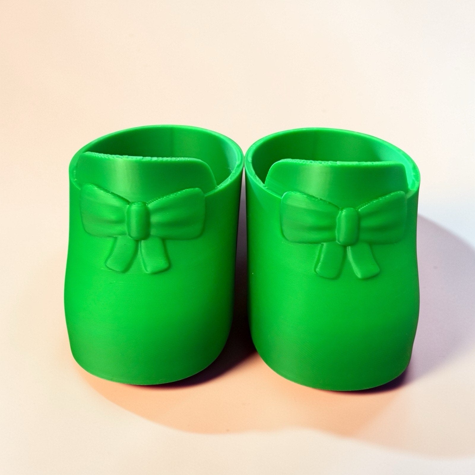 Replacement Shoes For 16” Cabbage Patch Kid 3D Printed Bow Loafers Green
