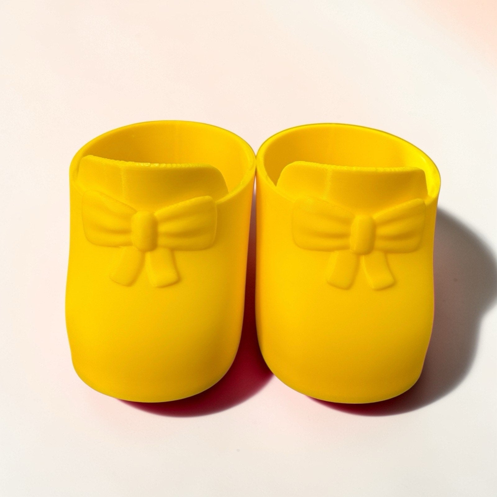 Replacement Shoes For 16” Cabbage Patch Kid 3D Printed Bow Loafers Yellow