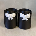 Replacement Shoes 16” Cabbage Patch Kid 3D Printed Bow Loafers Black White Bow