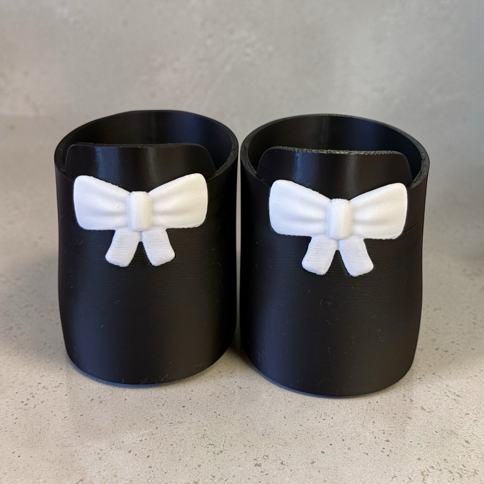 Replacement Shoes 16” Cabbage Patch Kid 3D Printed Bow Loafers Black White Bow