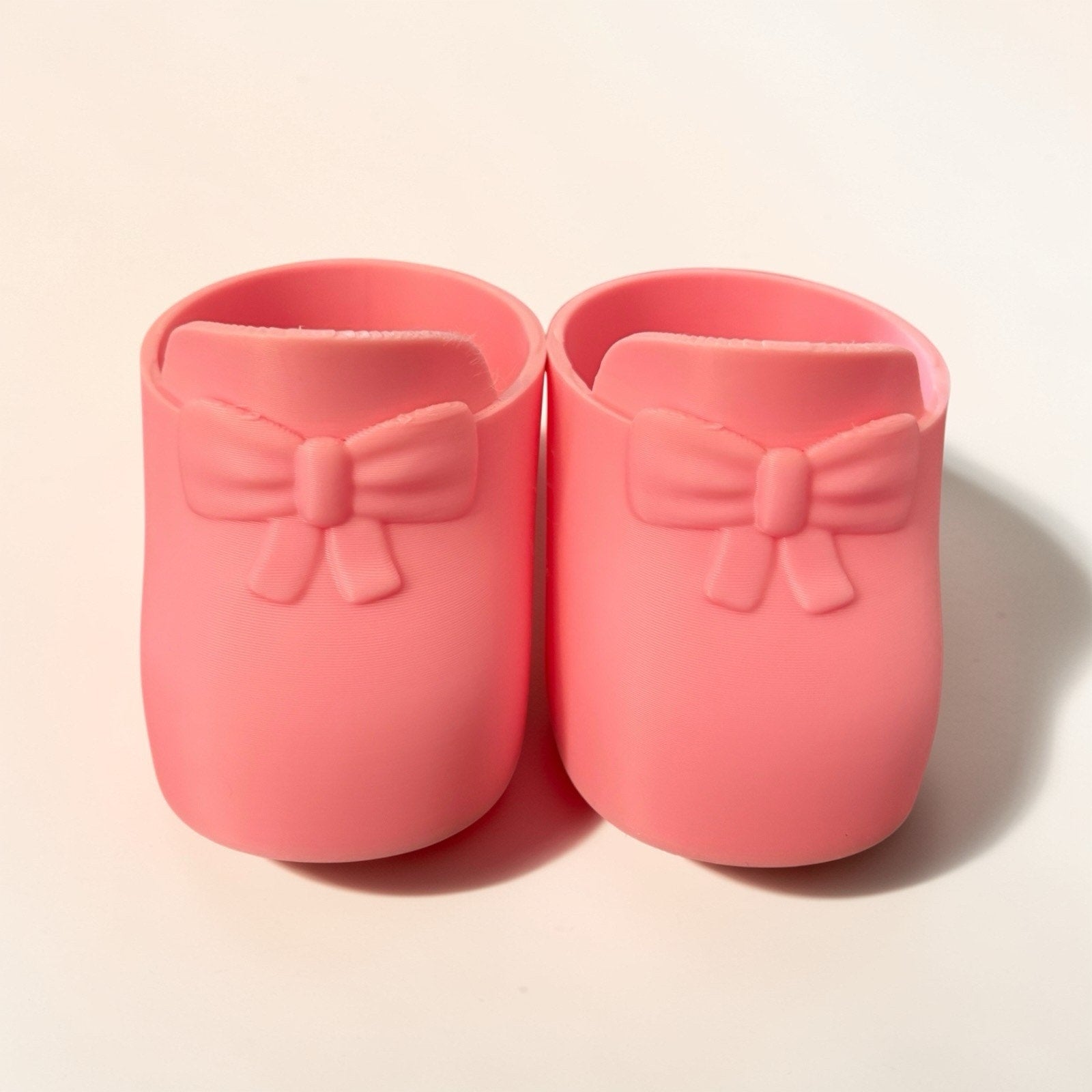Replacement Shoes For 16” Cabbage Patch Kid 3D Printed Bow Loafers Pink