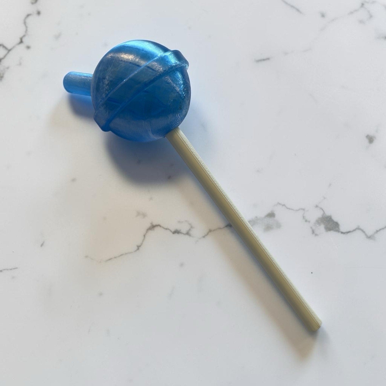 Lollipop Sucker For Cabbage Patch Kid Pacifier Mouth Dolls 3D Printed Blue Berry