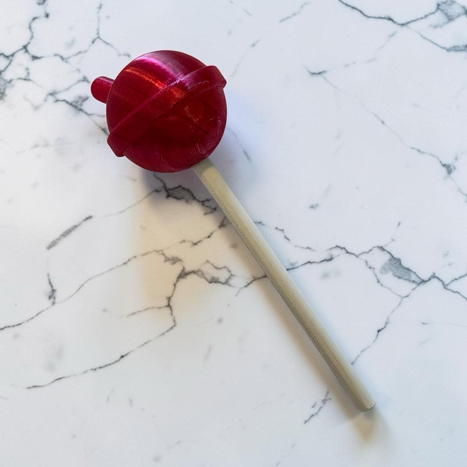Lollipop Sucker For Cabbage Patch Kid Pacifier Mouth Dolls 3D Printed Red Cherry