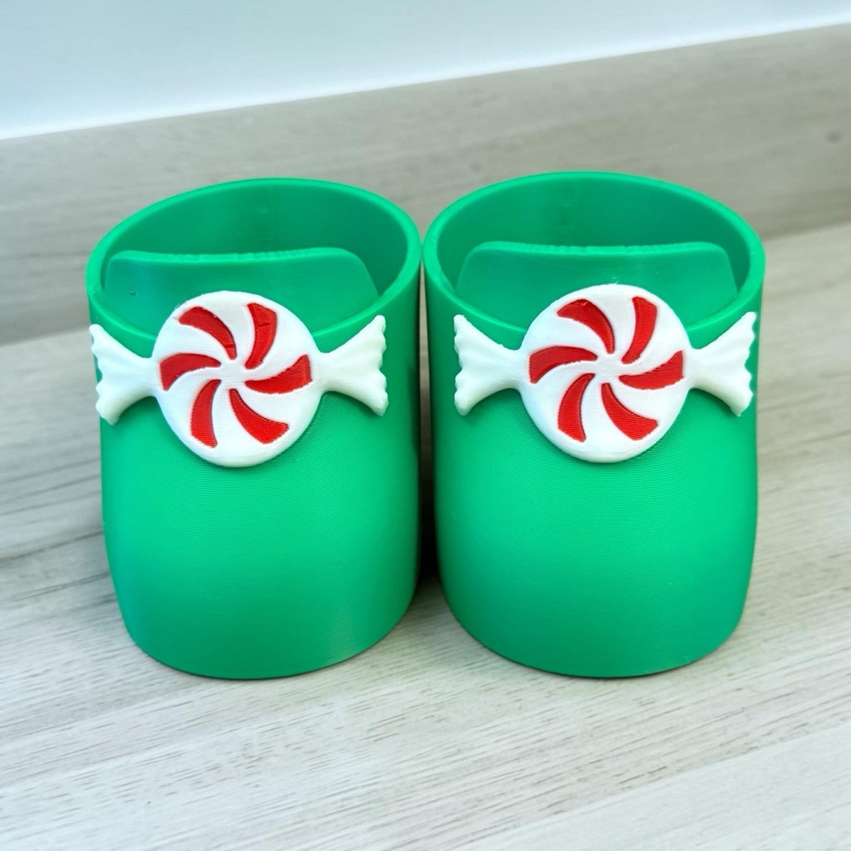 Shoes 16” Cabbage Patch Kid 3D Printed Loafers Christmas Peppermint Shoes