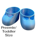 Replacement Shoes For Preemie Size Cabbage Patch 3D Printed Sky Blue