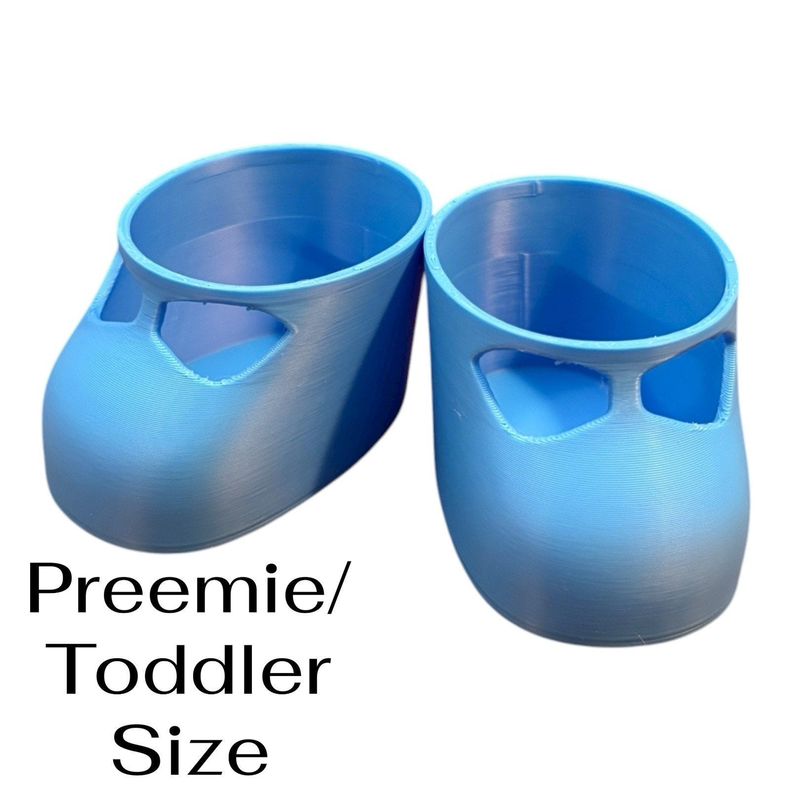 Replacement Shoes For Preemie Size Cabbage Patch 3D Printed Sky Blue