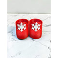 Shoes 16” Cabbage Patch Kid 3D Printed Snowflake Loafers Christmas Red White