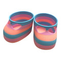 Shoes For 16” Cabbage Patch Kid 3D Printed Mary Janes Easter Pastel Stripe