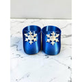 Shoes 16” Cabbage Patch Kid 3D Printed Snowflake Loafers Satin Blue Ice White