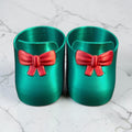 Shoes 16” Cabbage Patch Kid 3D Printed Bow Loafers Satin Green Red Bow Christmas