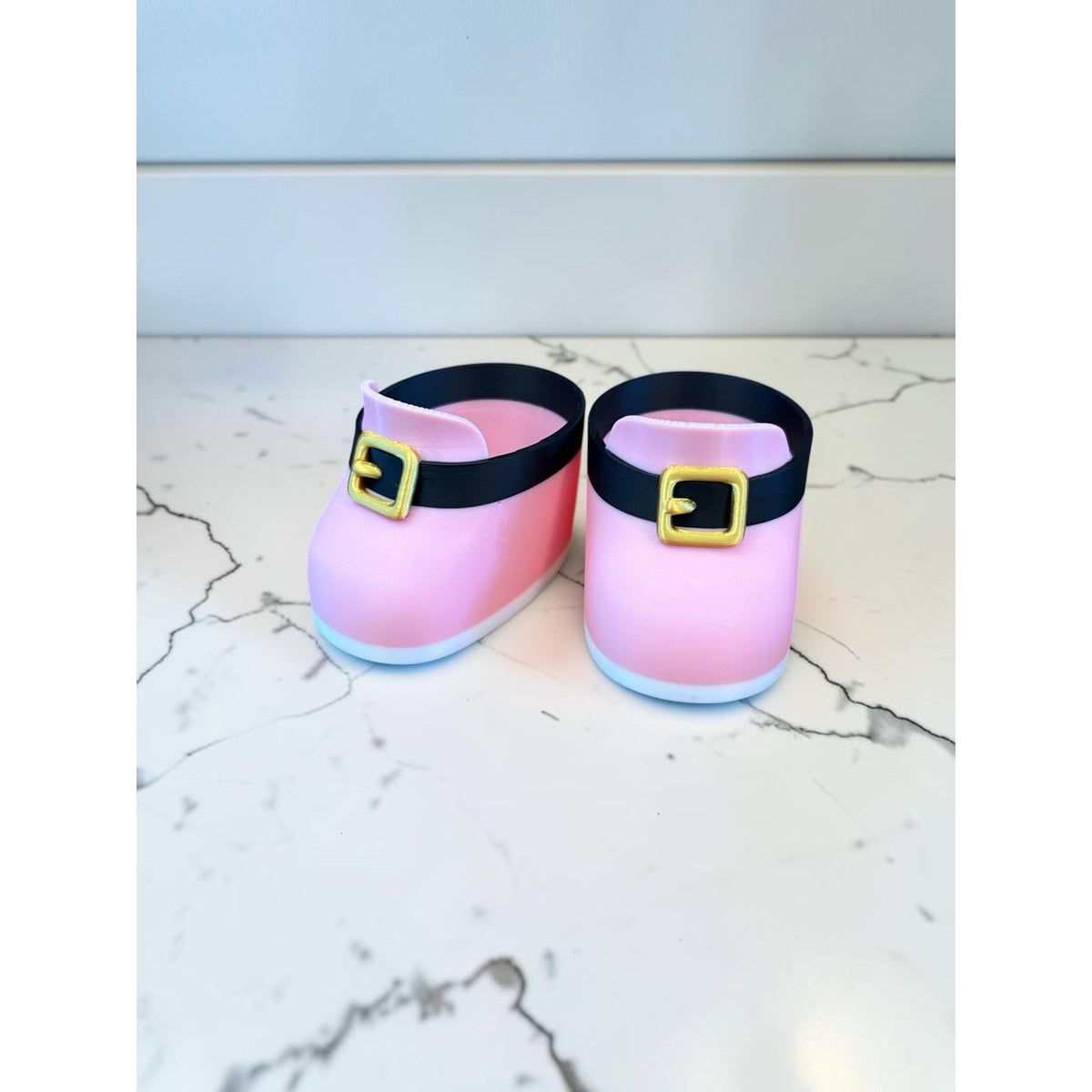 Shoes 16” Cabbage Patch Kid 3D Printed Loafers Christmas Santa Belt Pink