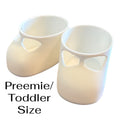 Replacement Shoes For Preemie Size Cabbage Patch 3D Printed Mary Janes White