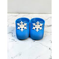 Shoes 16” Cabbage Patch Kid 3D Printed Snowflake Loafers Sky Blue Snow White