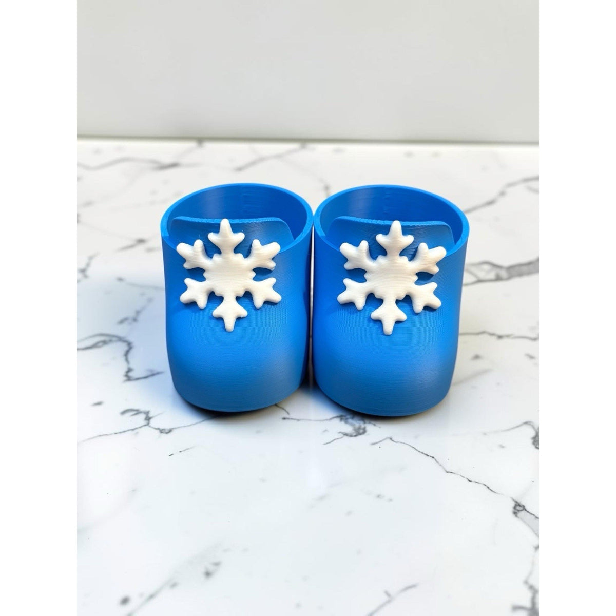Shoes 16” Cabbage Patch Kid 3D Printed Snowflake Loafers Sky Blue Snow White