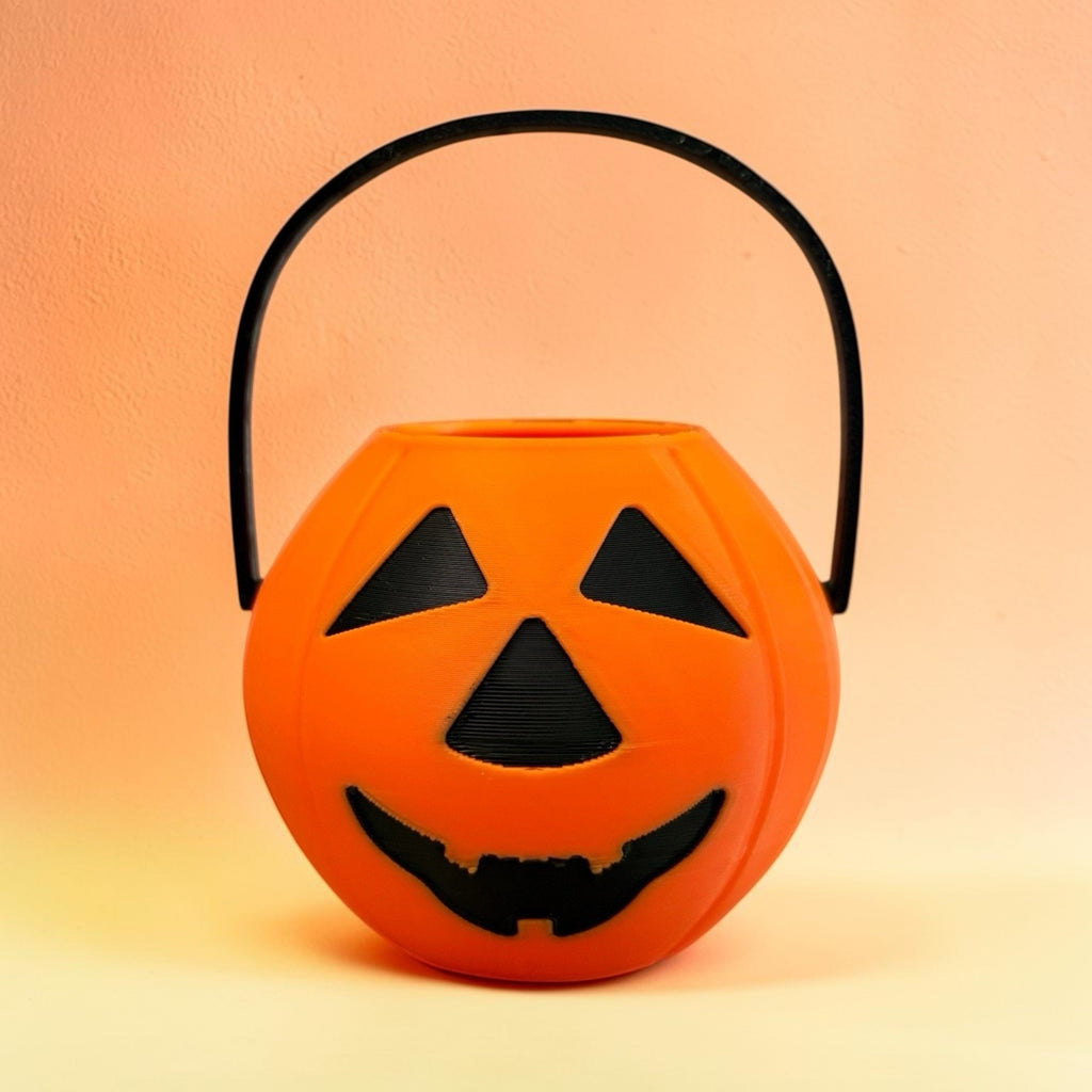 Cabbage Patch Kid 3D Printed Halloween Pumpkin Jack O Lantern Bucket Accessory