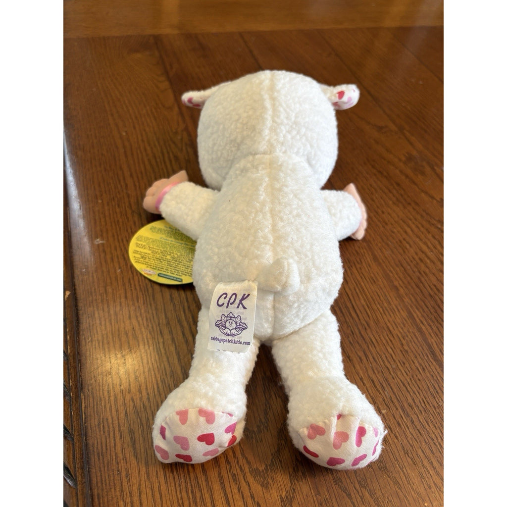 Cabbage Patch Kid Cutie Animal Doll - White Bunny Pink Hearts New Cute NWT