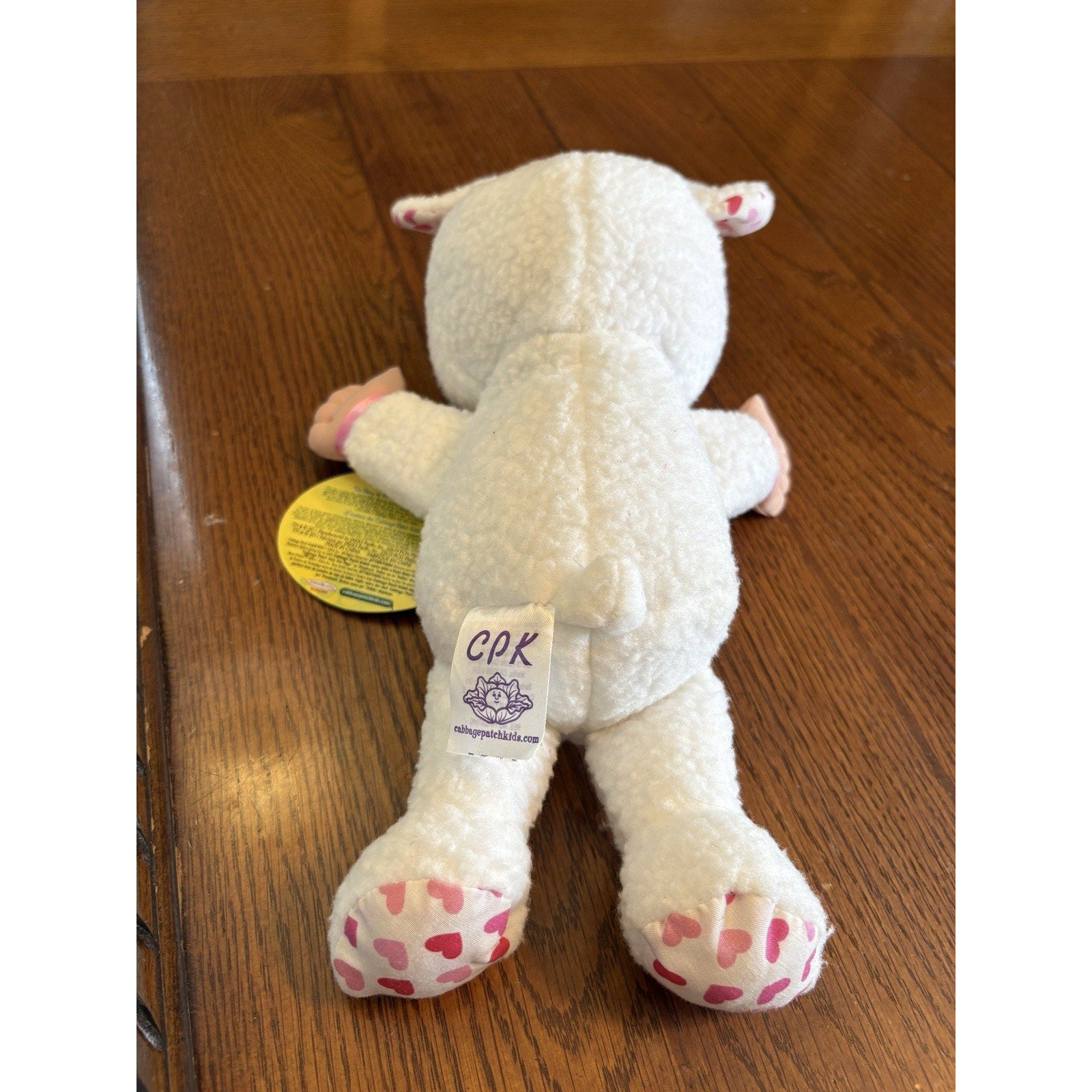 Cabbage Patch Kid Cutie Animal Doll - White Bunny Pink Hearts New Cute NWT