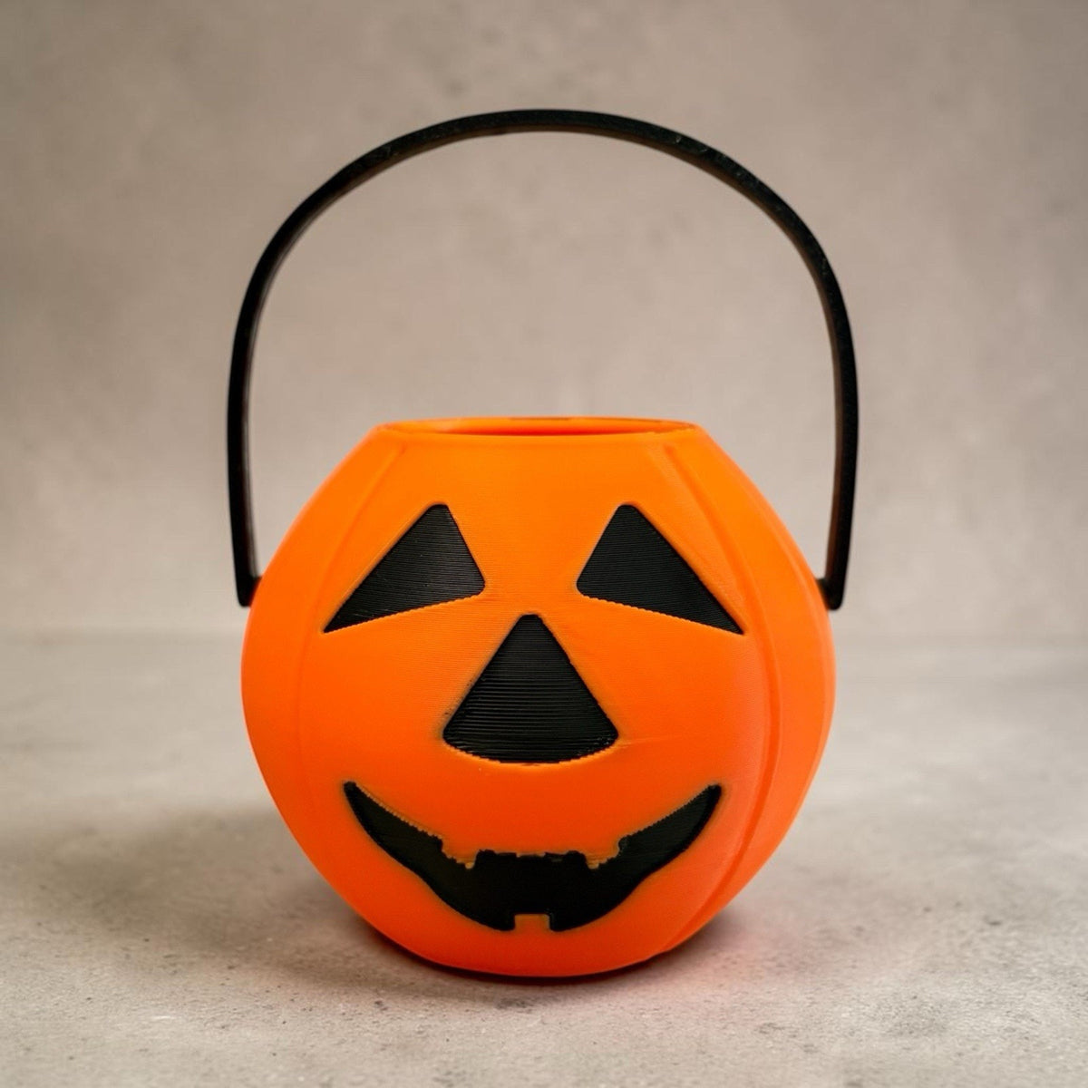 Cabbage Patch Kid 3D Printed Halloween Pumpkin Jack O Lantern Bucket Accessory