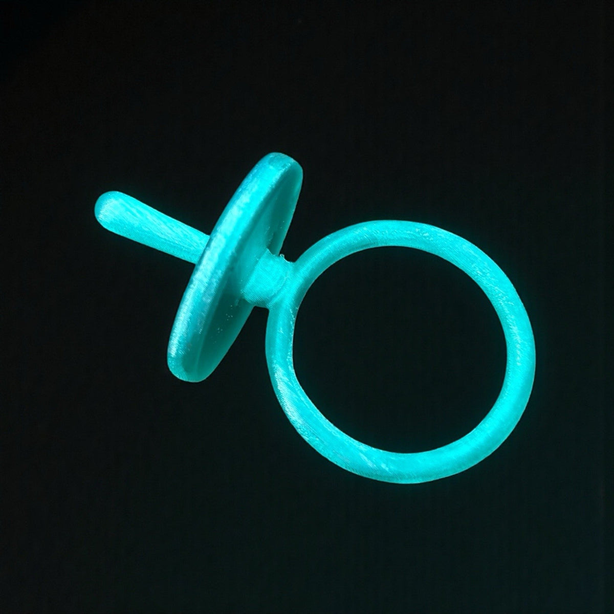 Replacement Pacifier For Cabbage Patch Kid Doll 3-D Printed Translucent Teal