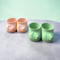 Shoes 16” Cabbage Patch 3D Printed Flower Mary Janes Matcha & Peach 2 Pairs