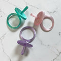 Replacement Pacifier Cabbage Patch Kid 3D Print Set 3 Translucent Pastel Colors