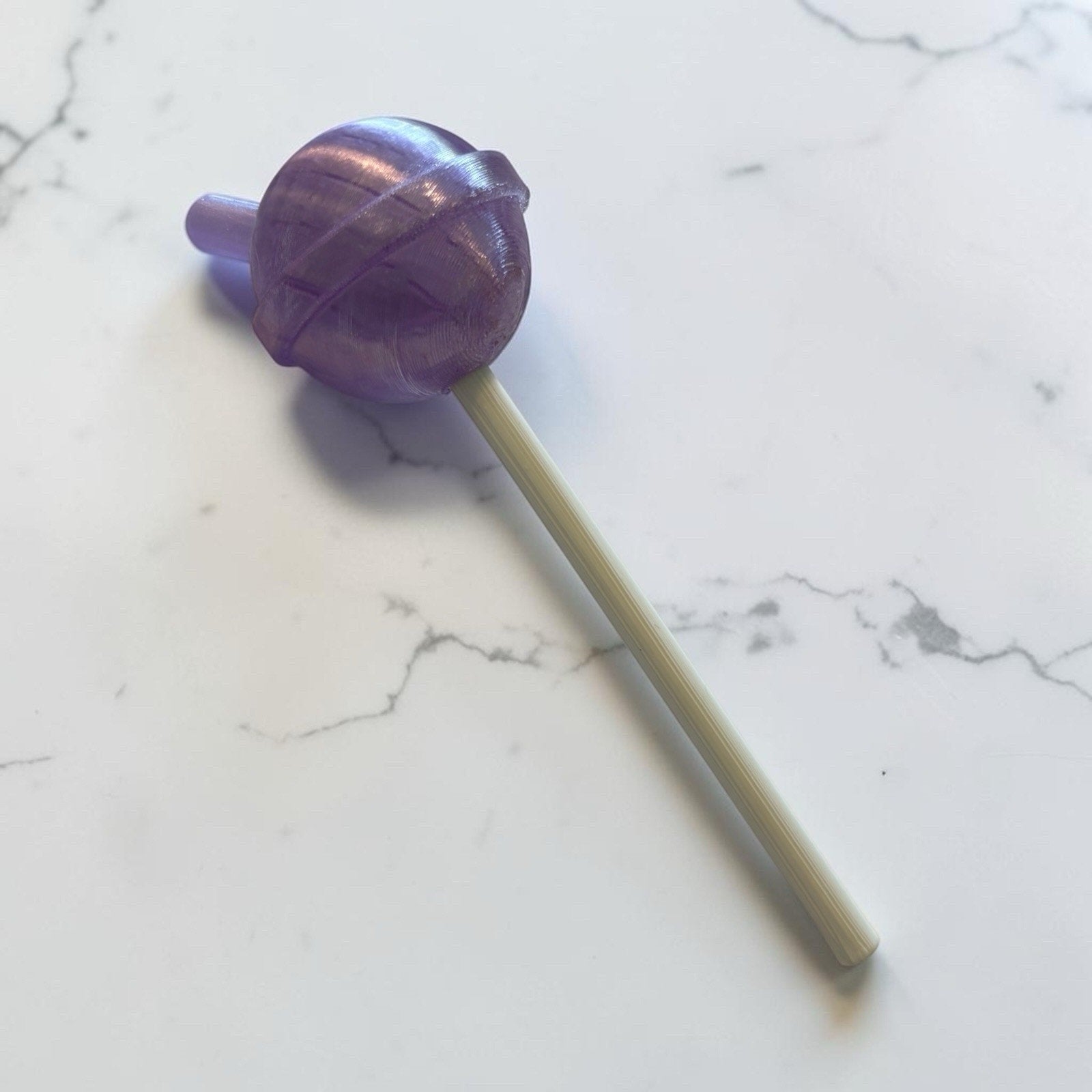 Lollipop Sucker Cabbage Patch Kid Pacifier Mouth Dolls 3D Printed Grape Purple