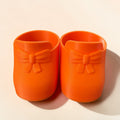 Replacement Shoes For 16” Cabbage Patch Kid 3D Printed Bow Loafers Orange