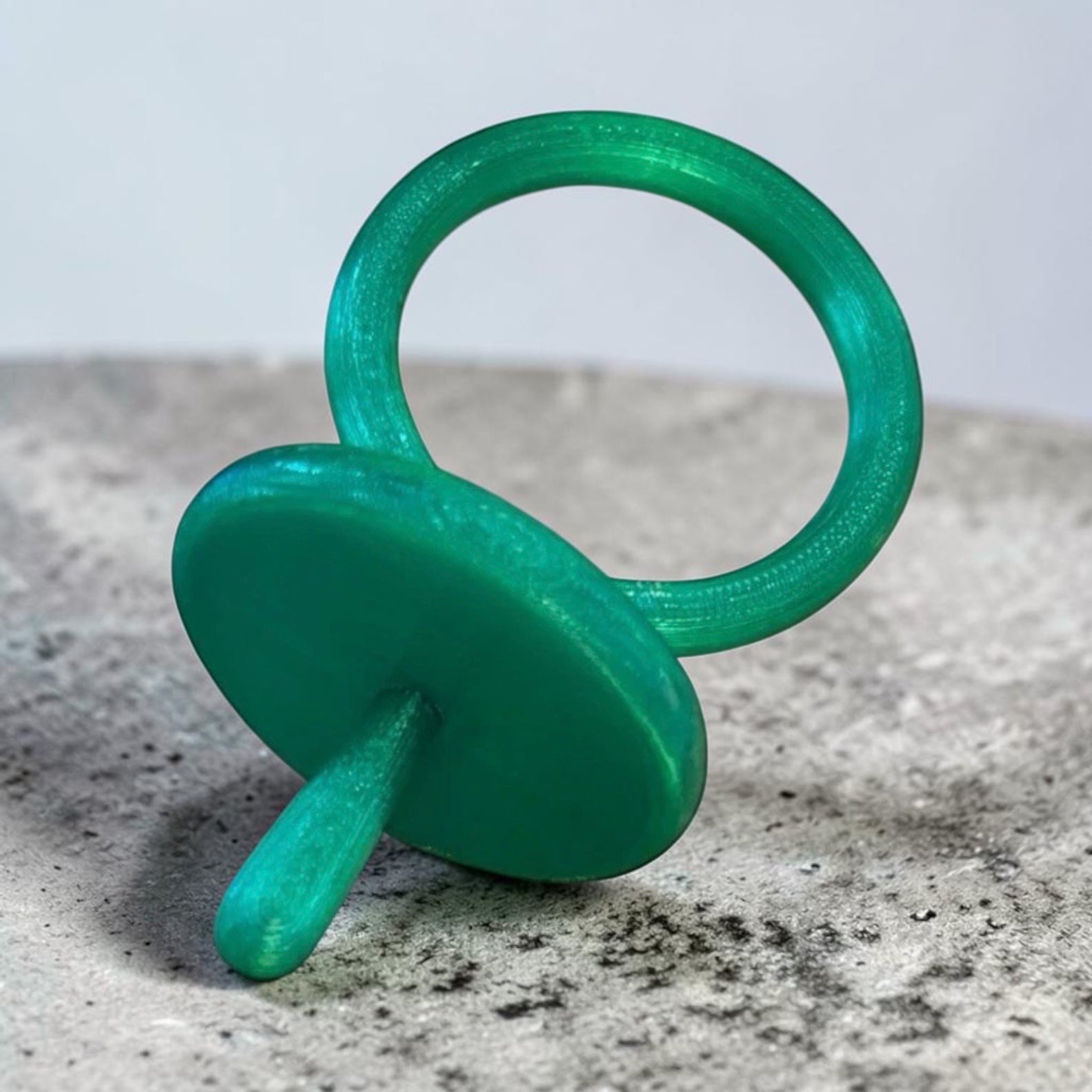 Translucent Green Pacifier