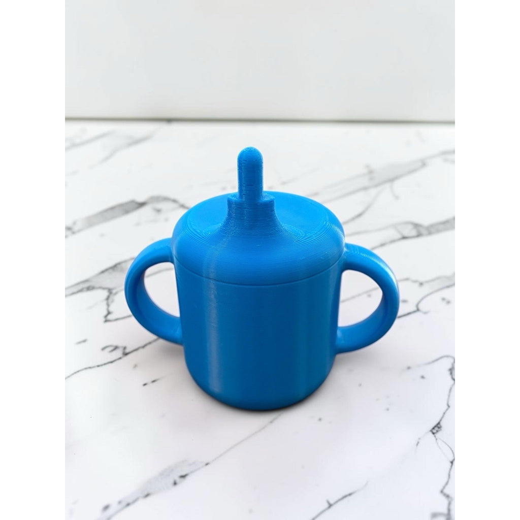 Cabbage Patch Kid Sippy Cup 3D Printed For Pacifier Mouth Dolls Blue
