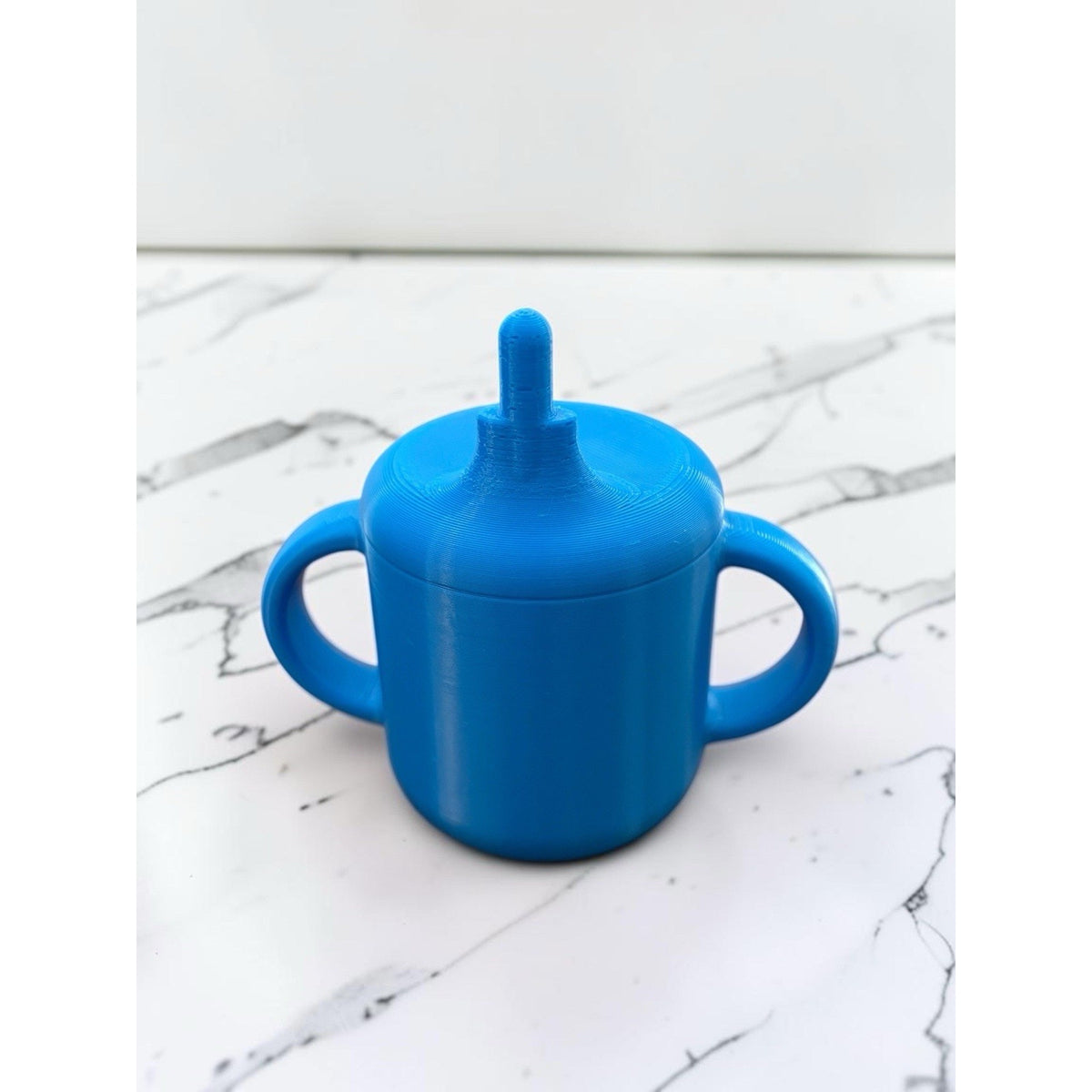 Cabbage Patch Kid Sippy Cup 3D Printed For Pacifier Mouth Dolls Blue