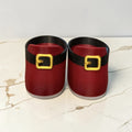 Shoes 16” Cabbage Patch Kid 3D Printed Loafers Christmas Santa Belt Dark Red