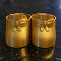 Replacement Shoes 16” Cabbage Patch Kid 3D Printed Bow Loafers Metallic Gold