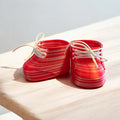 Replacement Shoes For 16” Cabbage Patch 3D Printed - Red Ribbon Candy Lace Ups