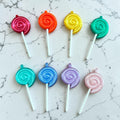 Big Swirl Lollipop For Cabbage Patch Kid Pacifier Mouth Dolls 3D Printed Rainbow