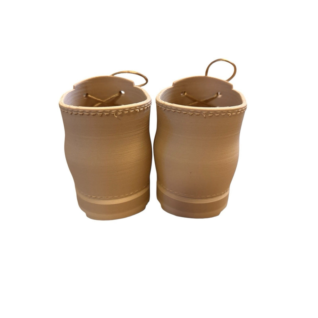 Shoes For 16” Cabbage Patch Kid 3D Printed - Chunky Tan High Hi Top Boots