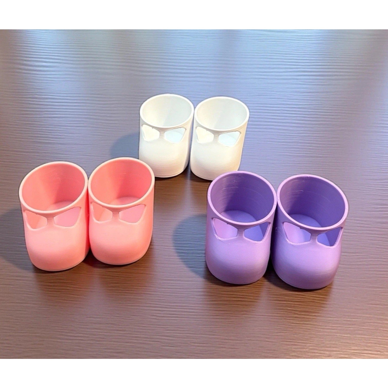 Replacement Shoes Cabbage Patch 3D Print Toddler Preemie 3 Pc Pink White Purple