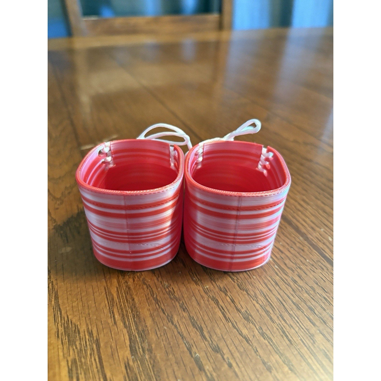 Replacement Shoes For 16” Cabbage Patch 3D Printed - Red Ribbon Candy Lace Ups