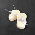 Flexible Replacement Shoes 3D Printed For Cabbage Patch Kids White Lace Ups