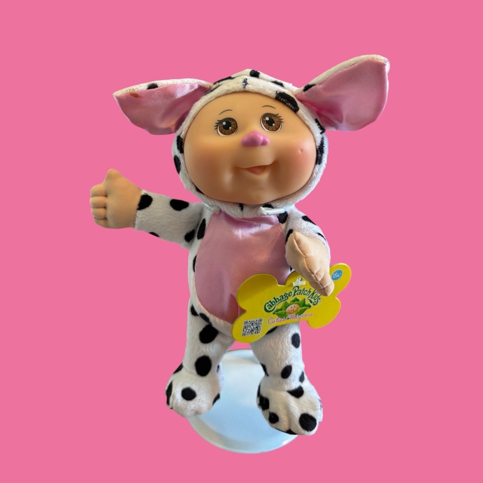 Cabbage Patch Kid Cutie Animal Doll - Pink Cow Barnyard Series Farm Cute