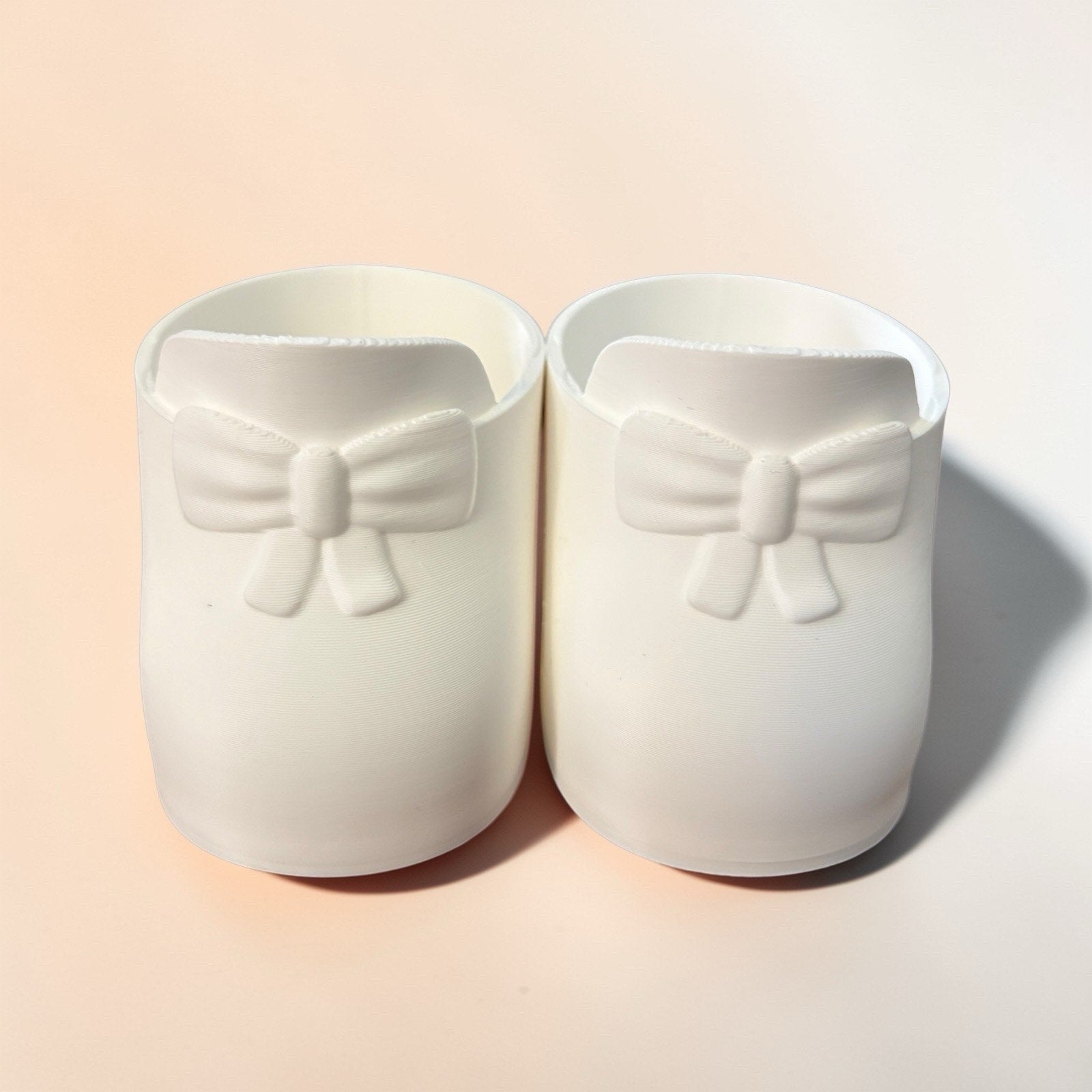 Replacement Shoes For 16” Cabbage Patch Kid 3D Printed Bow Loafers White