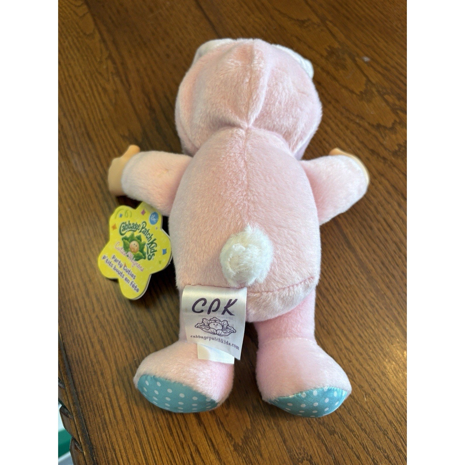 Cabbage Patch Kid Cutie Animal Doll - Bunny Rabbit Party Cuties Pink Polka Dot
