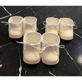 Replacement Shoes For Preemie Size Cabbage Patch 3D Printed White Lace Up 3 Pair