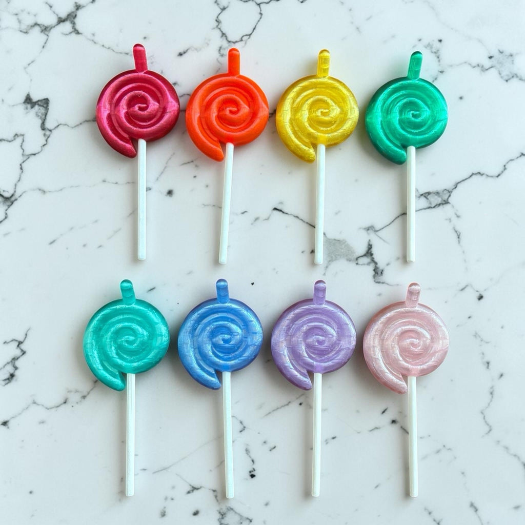 Big Swirl Lollipop For Cabbage Patch Kid Pacifier Mouth Dolls 3D Printed Rainbow