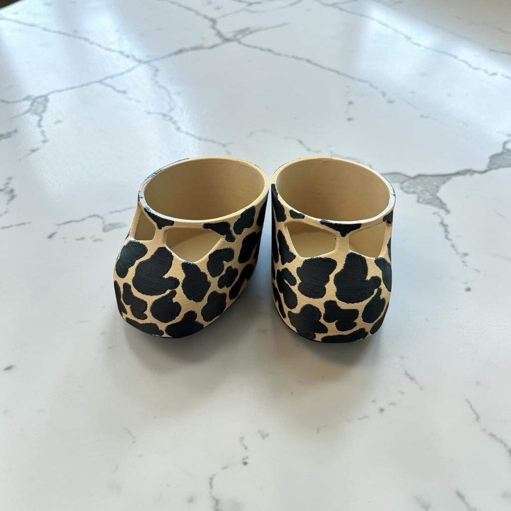 Replacement Shoes For 16” Cabbage Patch Kid 3D Printed Leopard Cheetah Print
